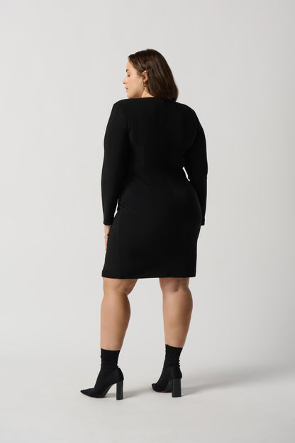 Vestido tipo blazer negro 234153