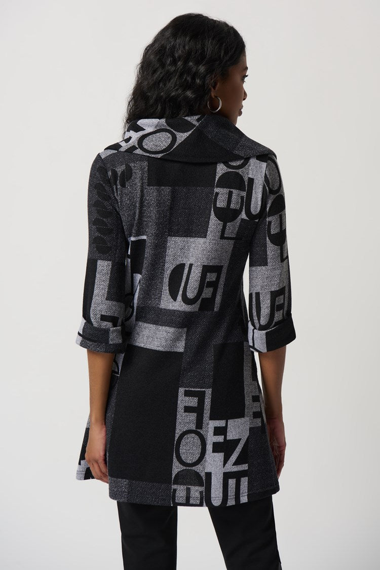 Túnica estampada gris 234226