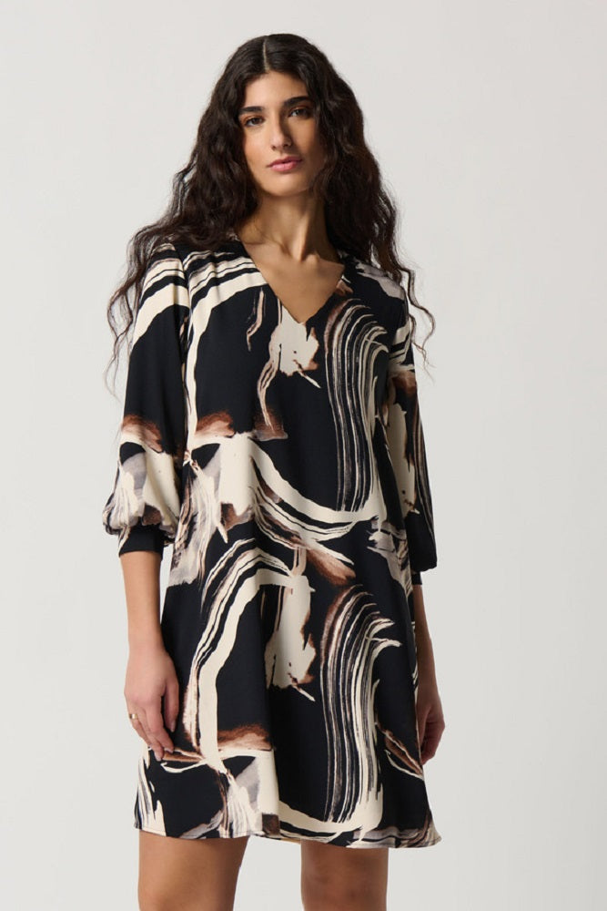 Vestido con estampado abstracto 234295