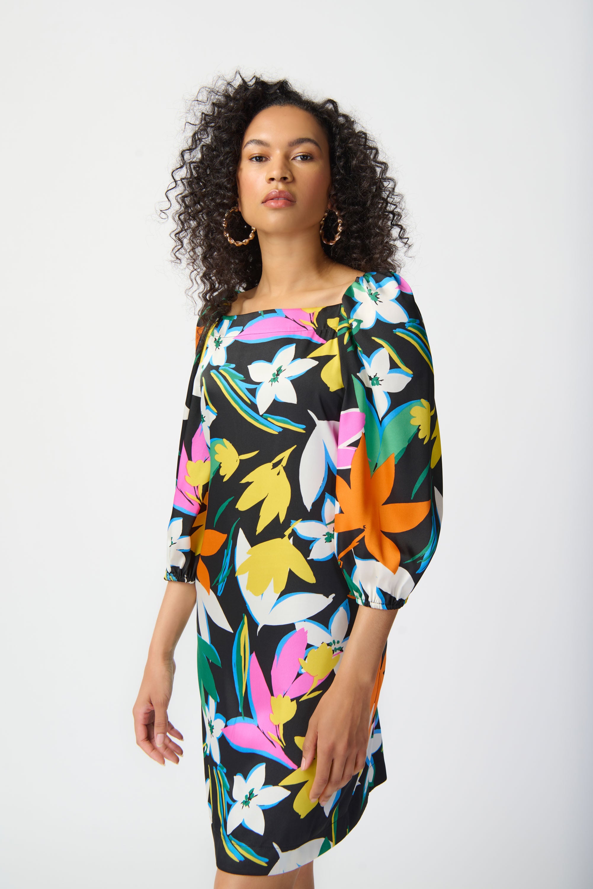 Vestido estampado floral 241251