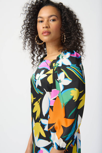 Vestido estampado floral 241251