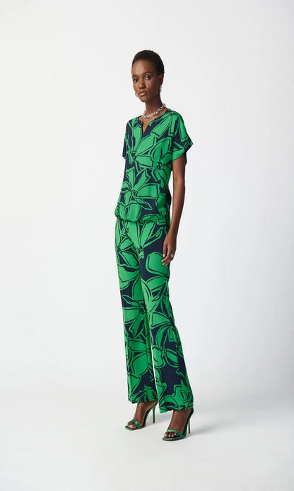 Pantalón amplio estampado Floral 241254