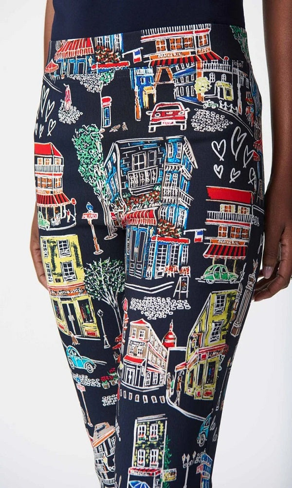 Pantalón corto con estampado de parís 241268