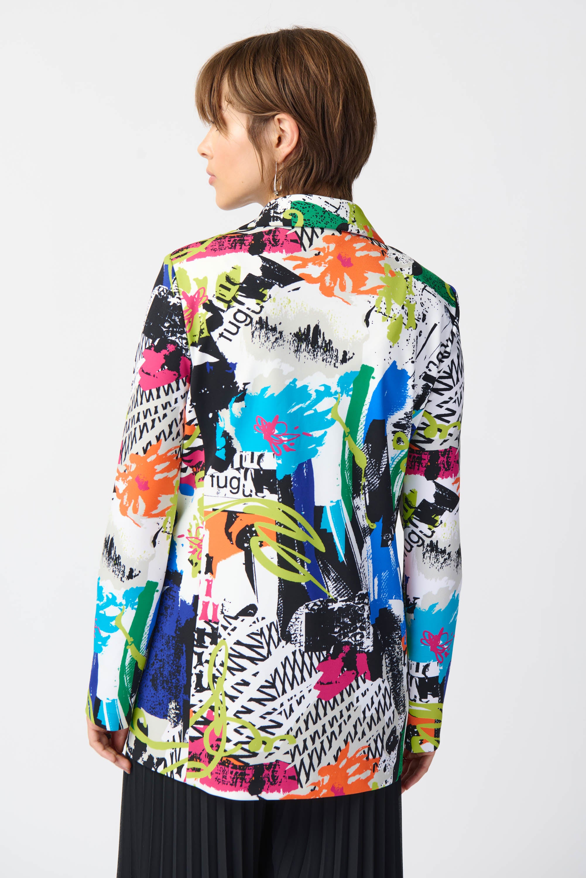 Blazer estampado abstracto 241302