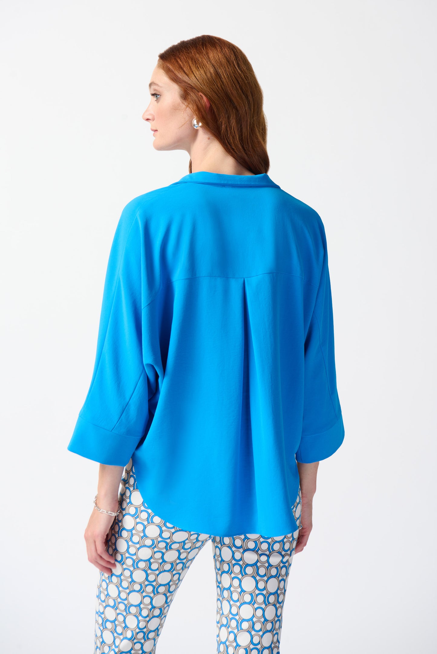 Blusa boxy con botones 242057