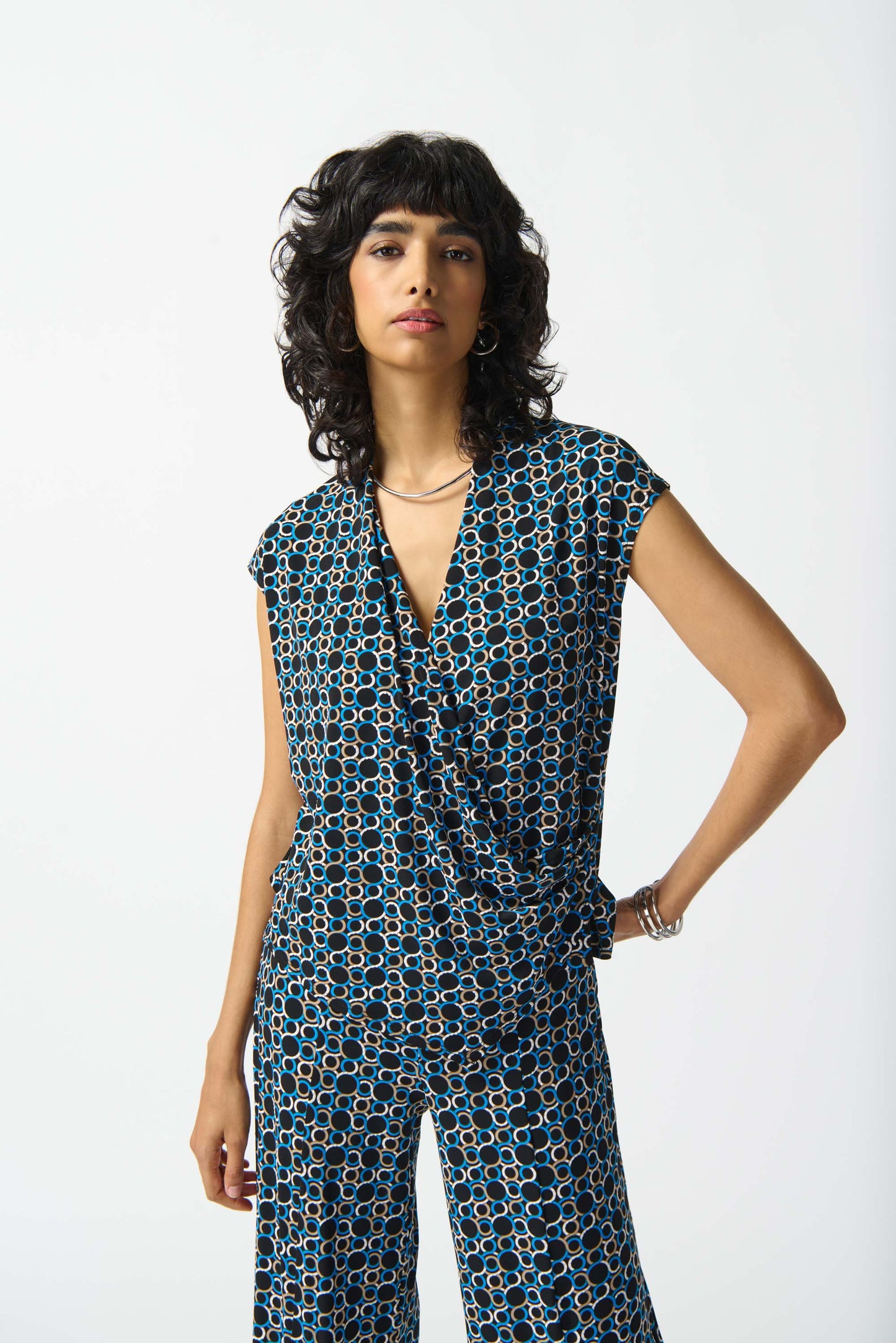 Blusa sin mangas multicolor 242064