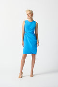 Vestido con hebilla azul francia 242151