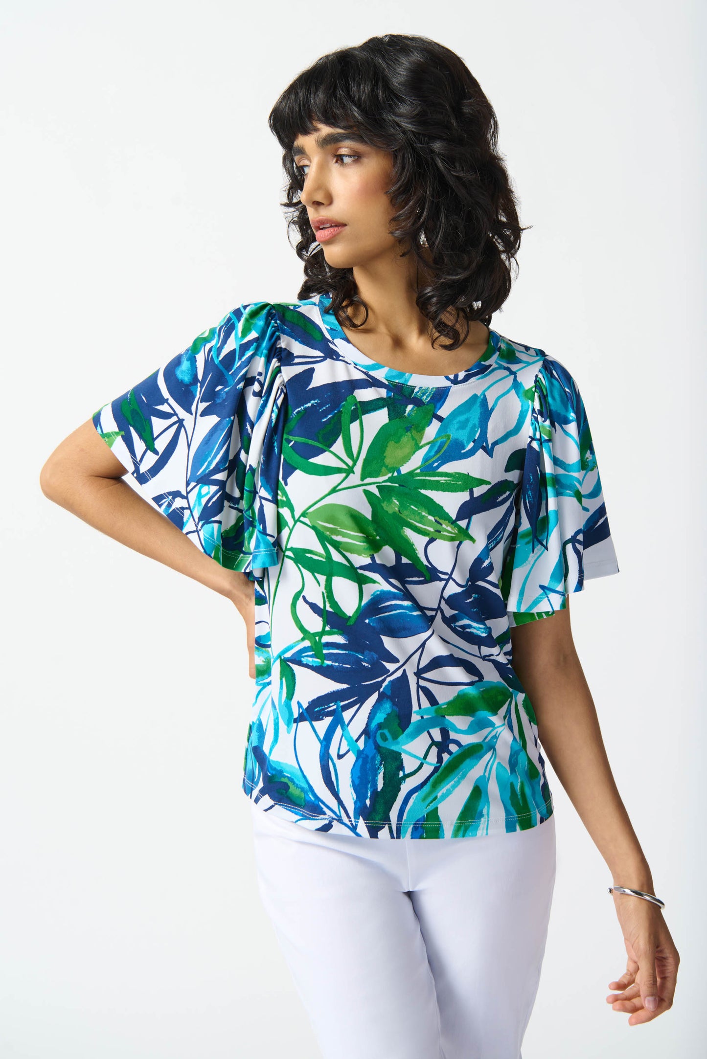 Blusa estampado tropical 242183