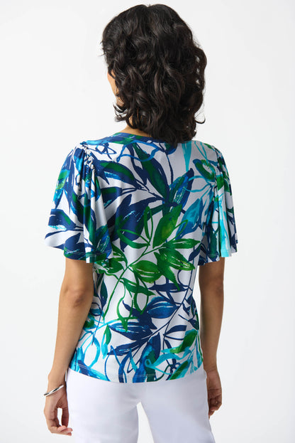 Blusa estampado tropical 242183