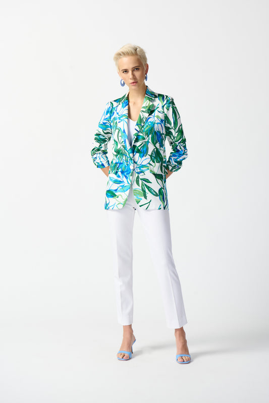 Blazer estampado tropical 242210