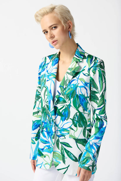 Blazer estampado tropical 242210