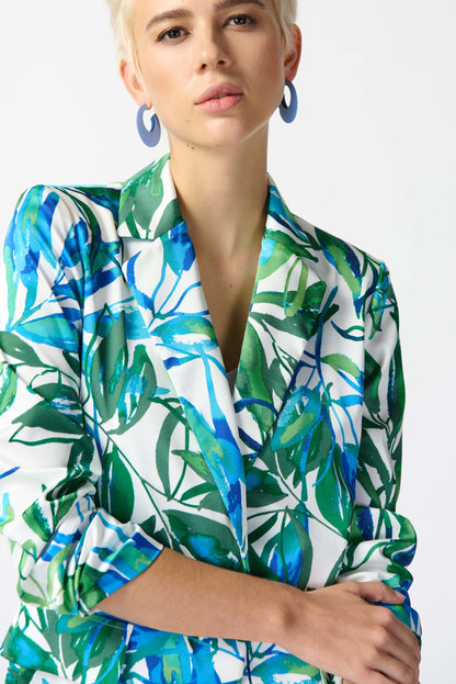 Blazer estampado tropical 242210