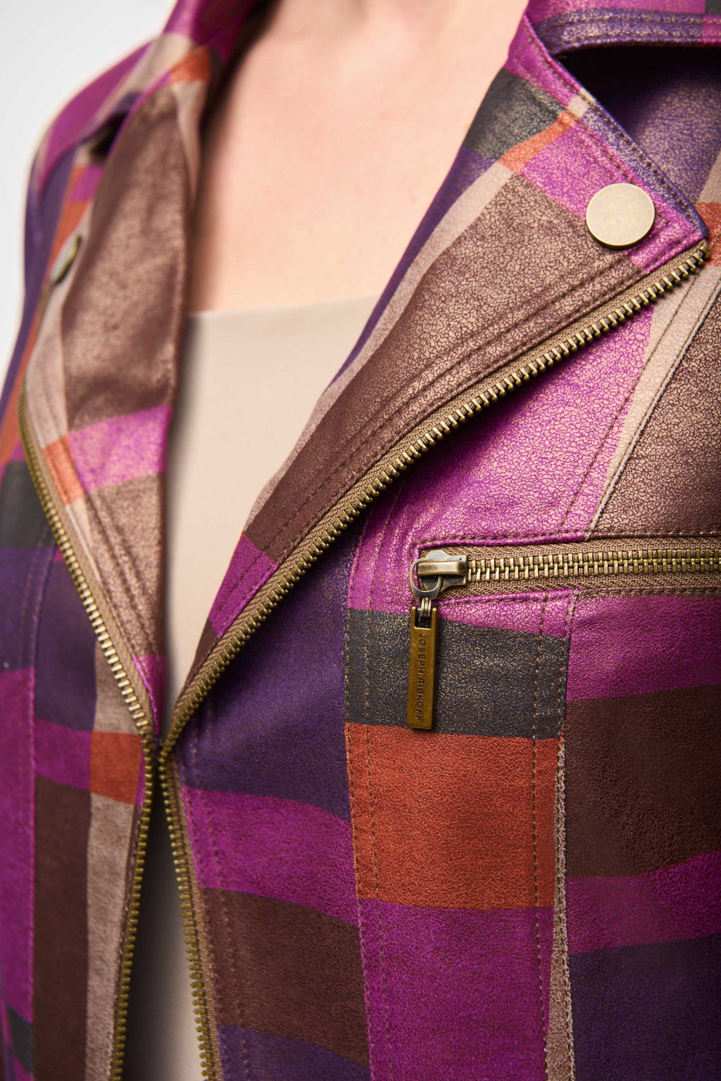 Chaqueta con estampado multicolor 243921