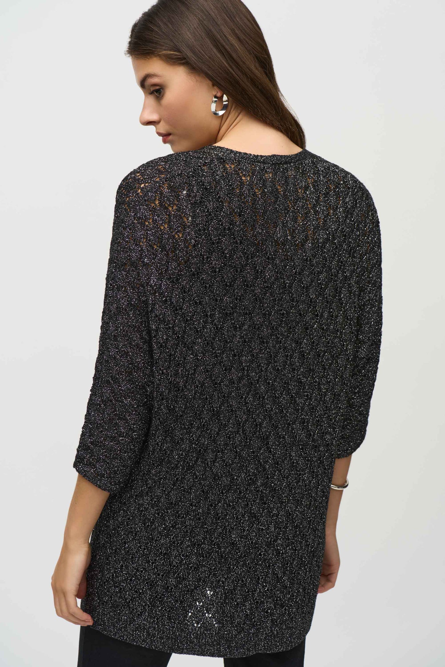 Blusa de purpurina de dos piezas 244933