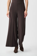 Pantalones de pierna ancha sin cierre cafe 251017F2