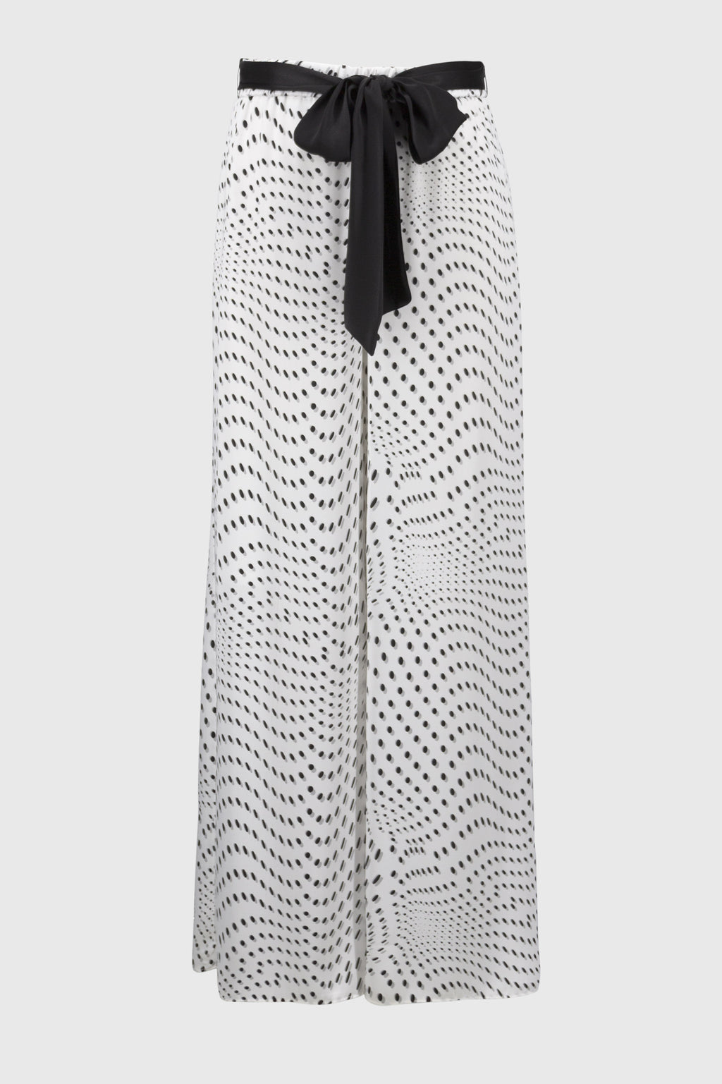 Pantalón de pierna ancha con estampado de puntos 251747 | Signature