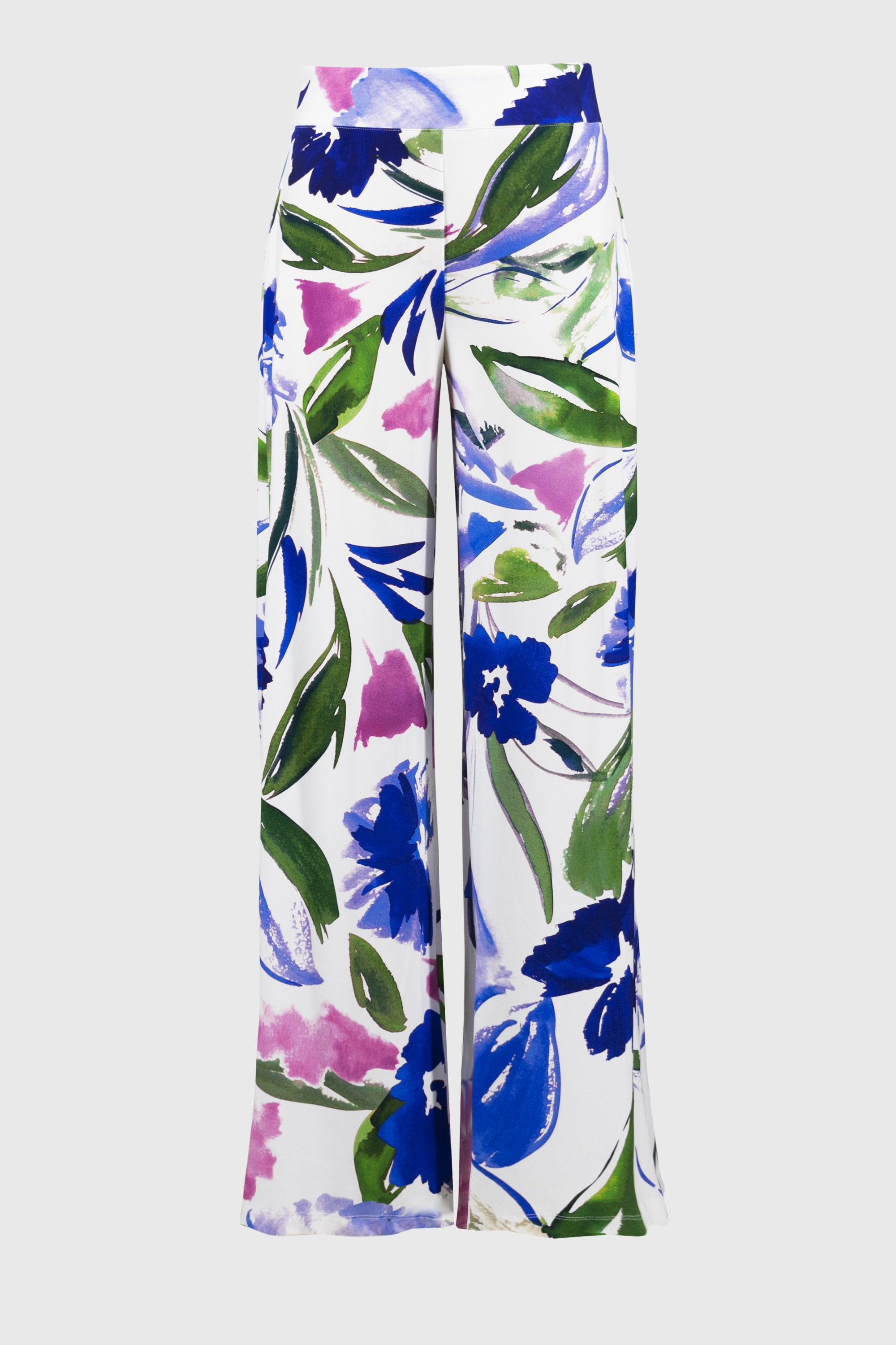 Pantalones de pierna ancha con estampado floral 251770 | Signature