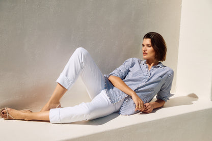 Blusa elastica a rayas 251942