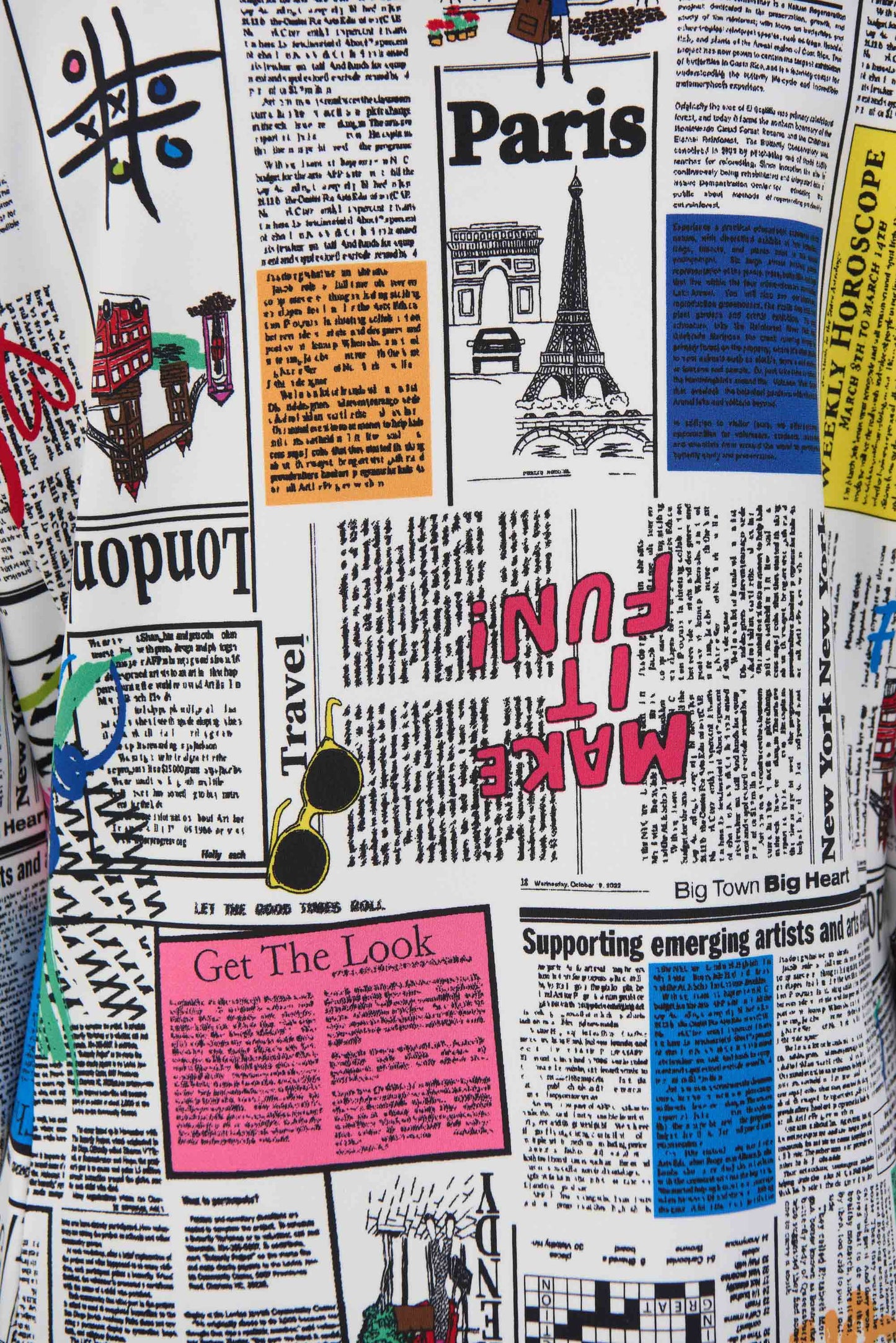 Blazer entallado con estampado 252088