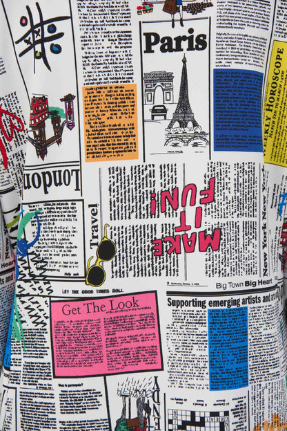 Blazer entallado con estampado 252088