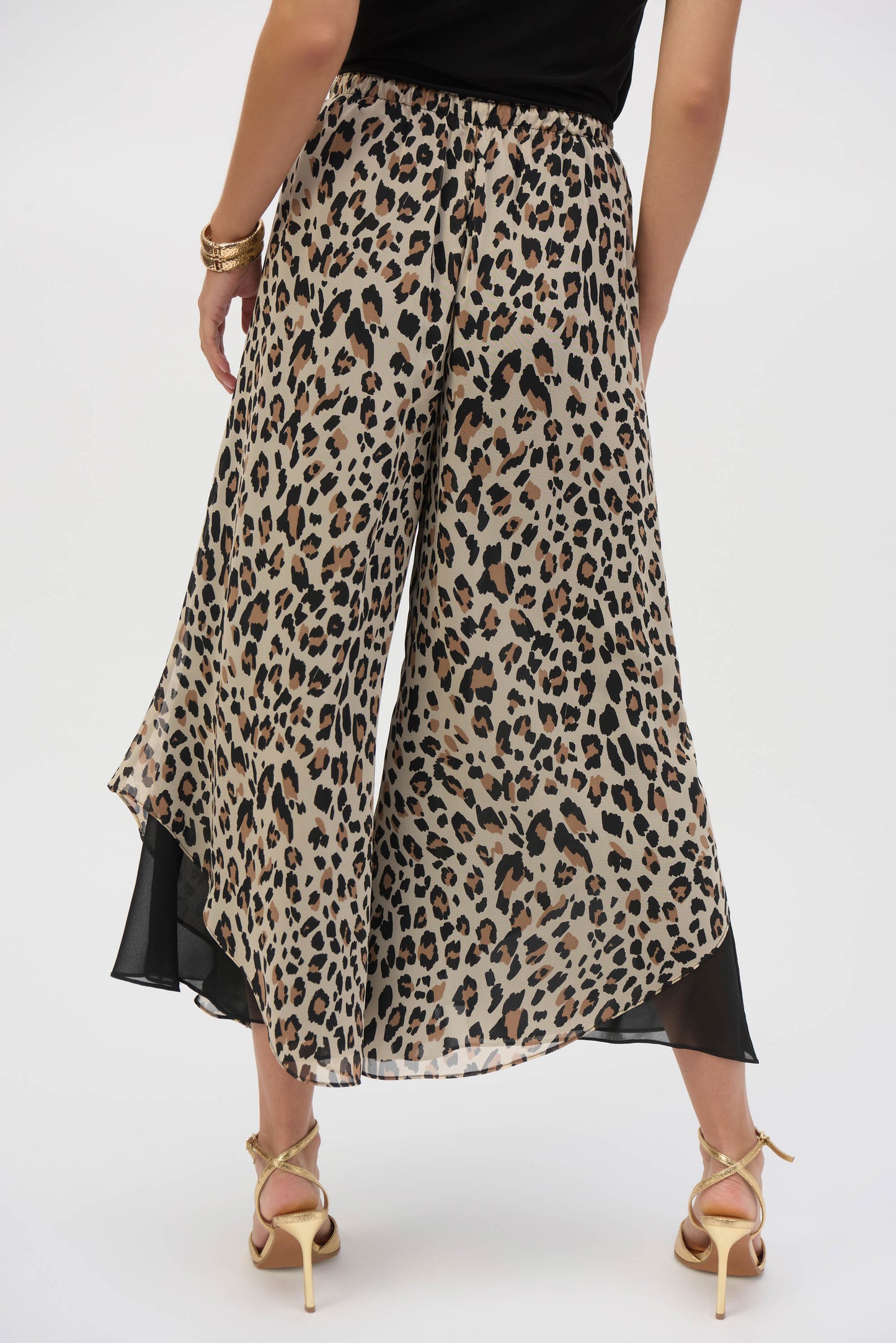 Pantalones culotte reversibles estampado animal 252156