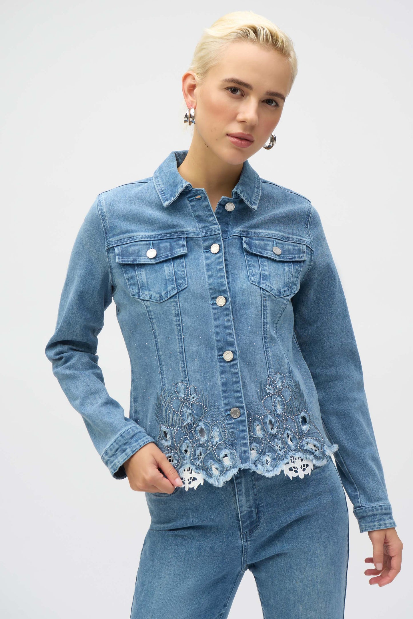 Chaqueta Denim Medium Blue/3699 252911