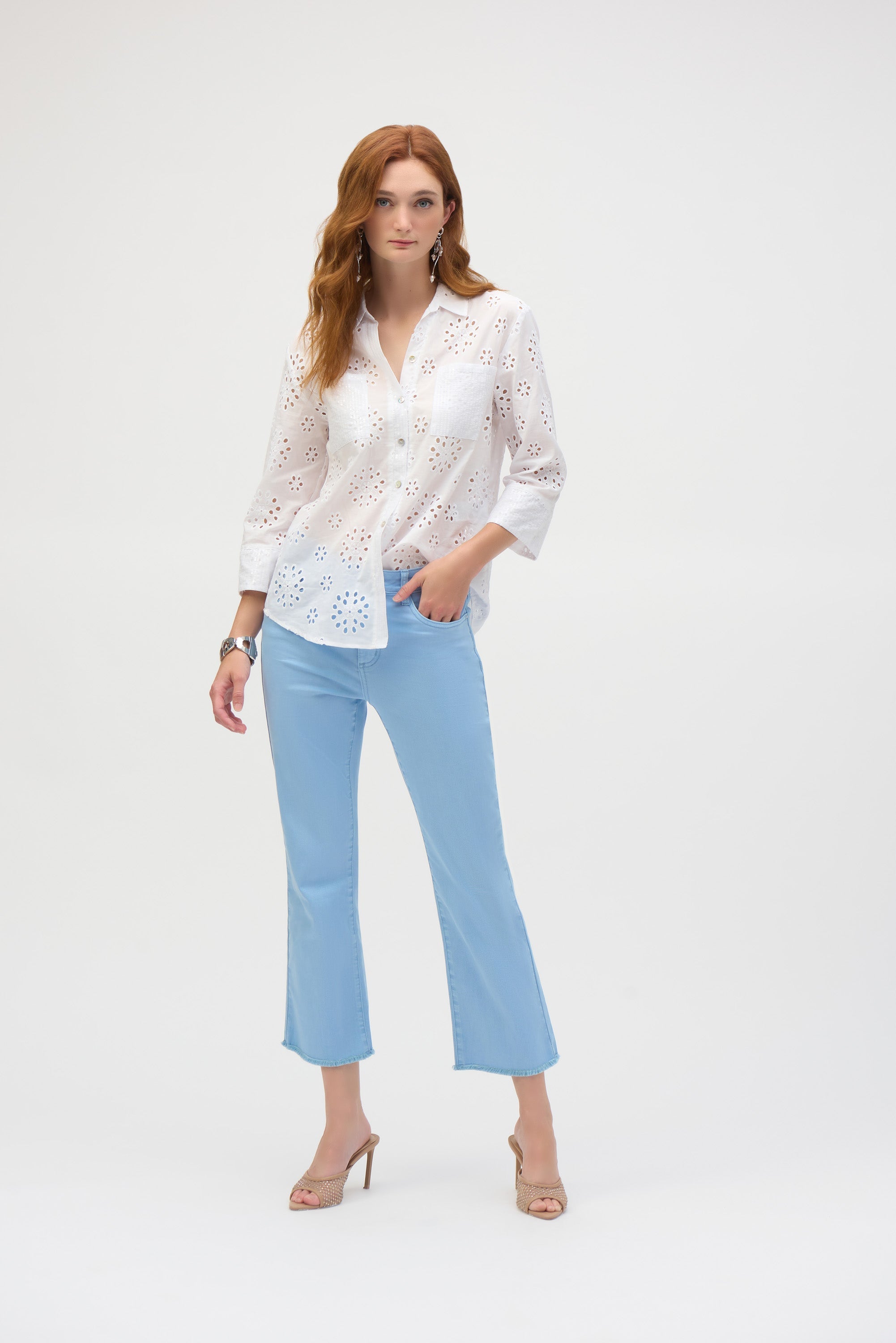 Pantalón de mezclilla azul claro 252912