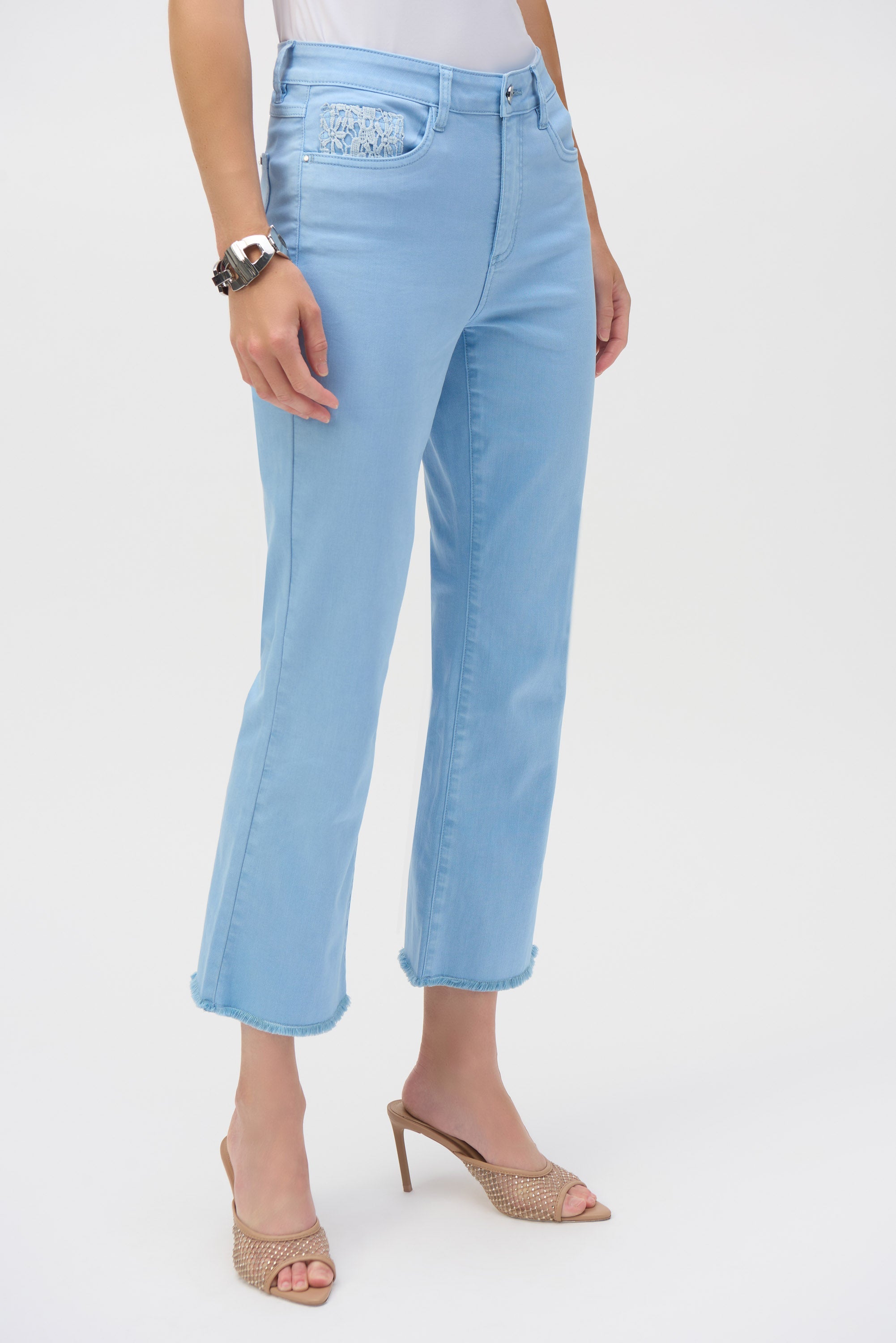 Pantalón de mezclilla azul claro 252912