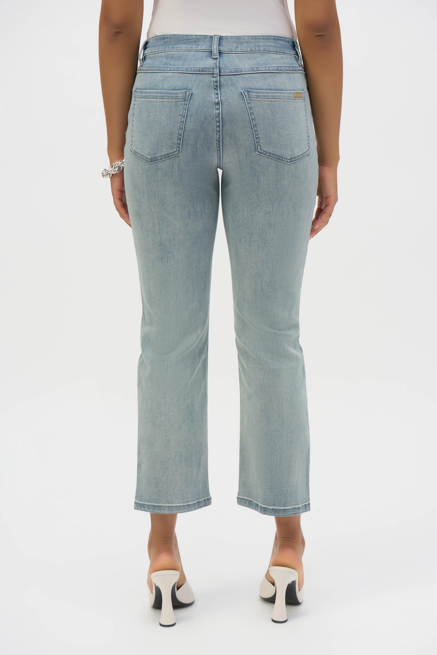 Jeans de pierna recta azul claro 252926