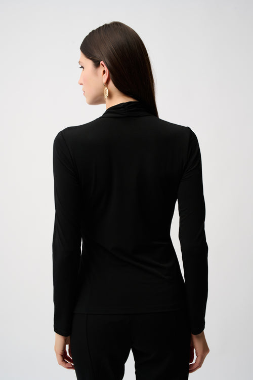 Blusa cruzada negro 253020