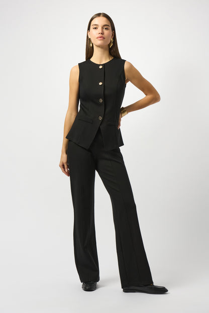 Chaleco ajustado negro 253156