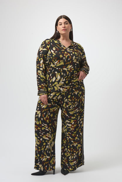 Blusa con estampado multicolor 253259