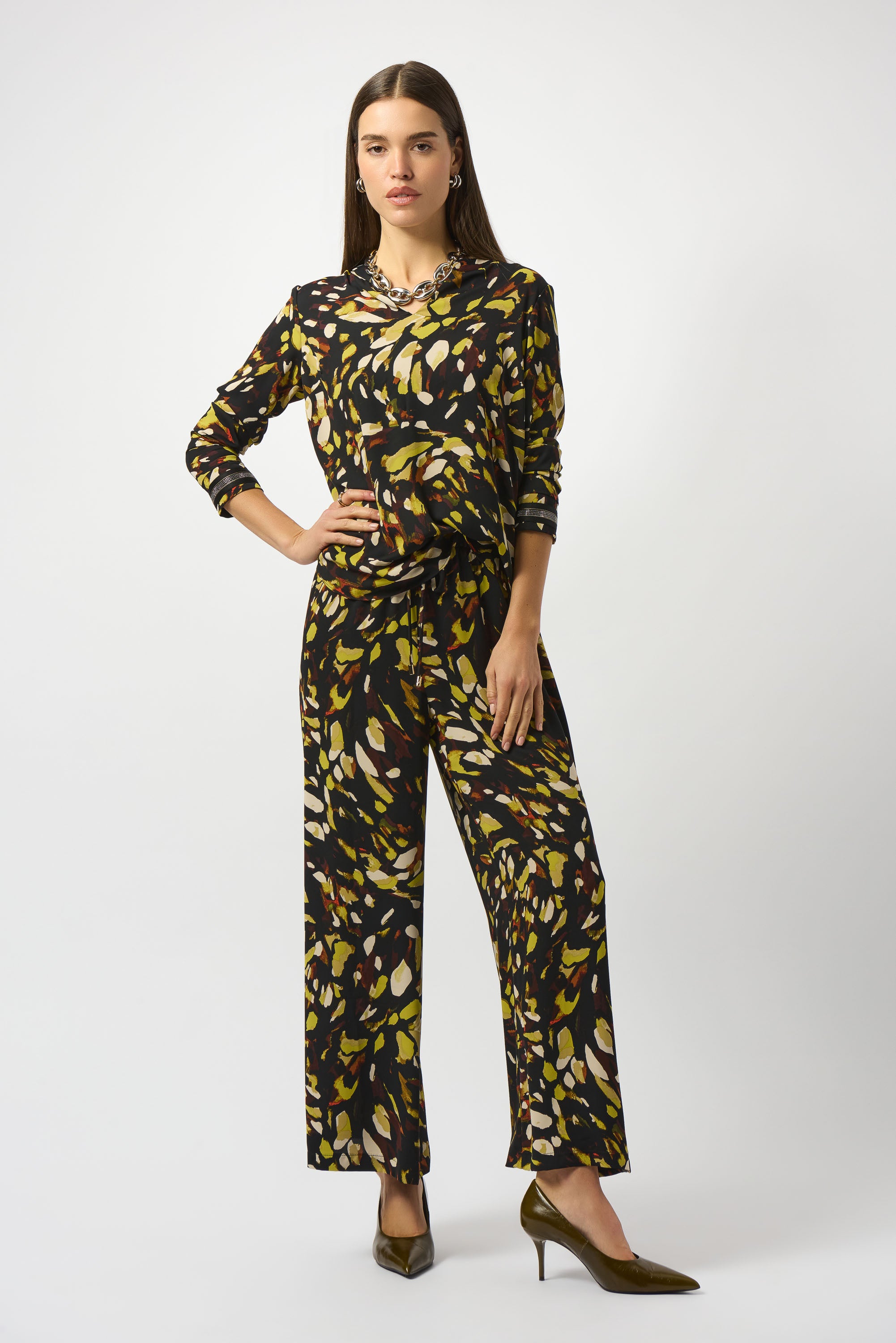 Blusa con estampado multicolor 253259