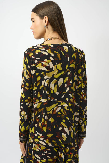 Blusa con estampado multicolor 253259
