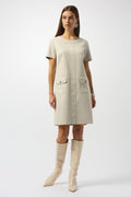 Vestido de ante beige piedra de luna 253280