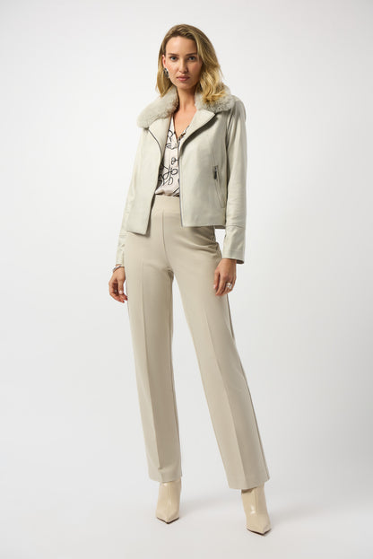 Chaqueta de ante sintético beige piedra de luna 253925