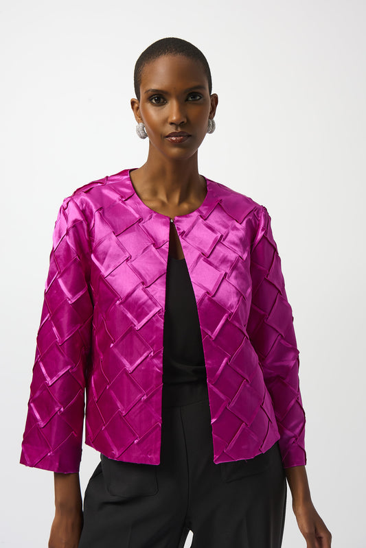 Chaqueta texturizada rosa cosmos 253997
