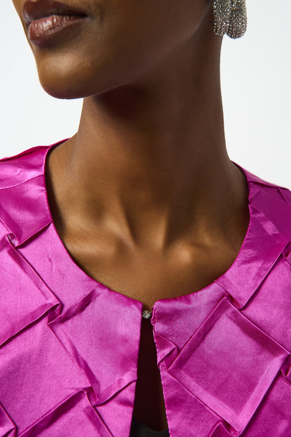 Chaqueta texturizada rosa cosmos 253997
