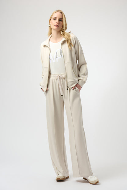 Pantalón de pierna ancha beige abedul 254960