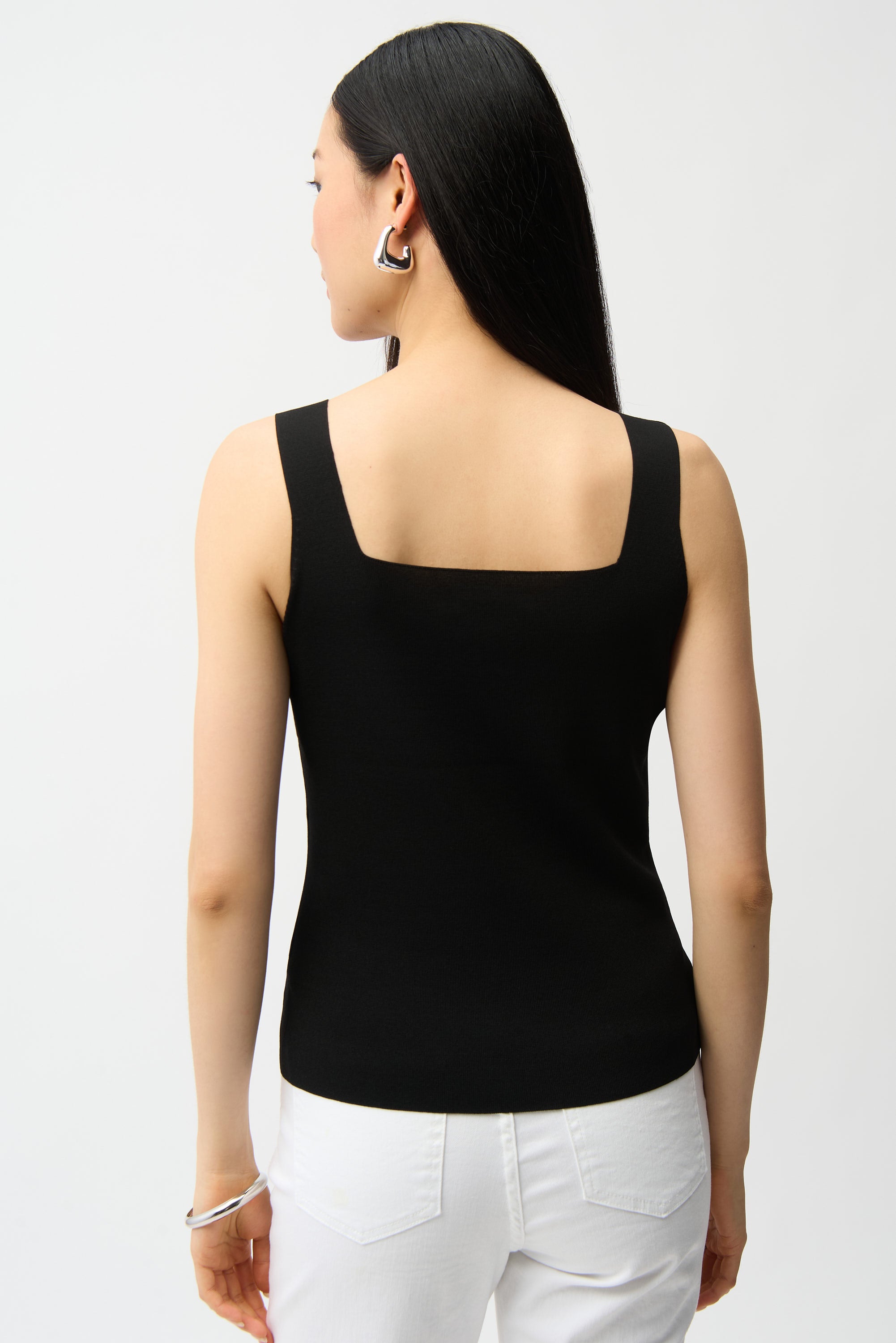 Blusa ajustada negra 261923