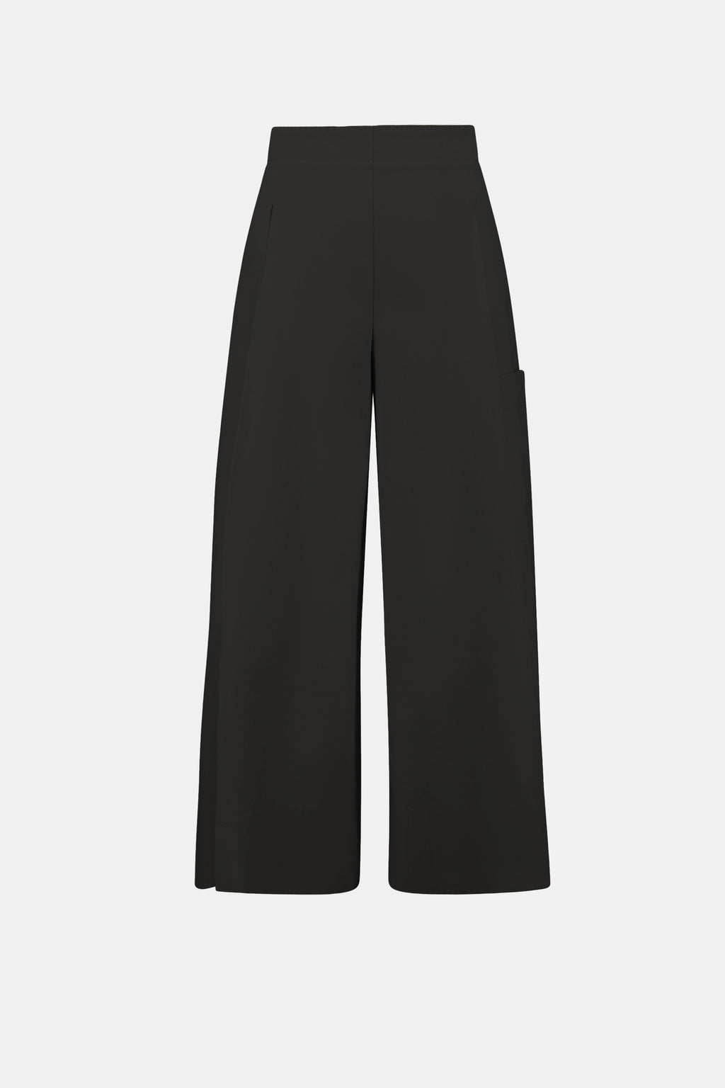 Pantalón tipo culotte elásticos sin cierres negro 262083