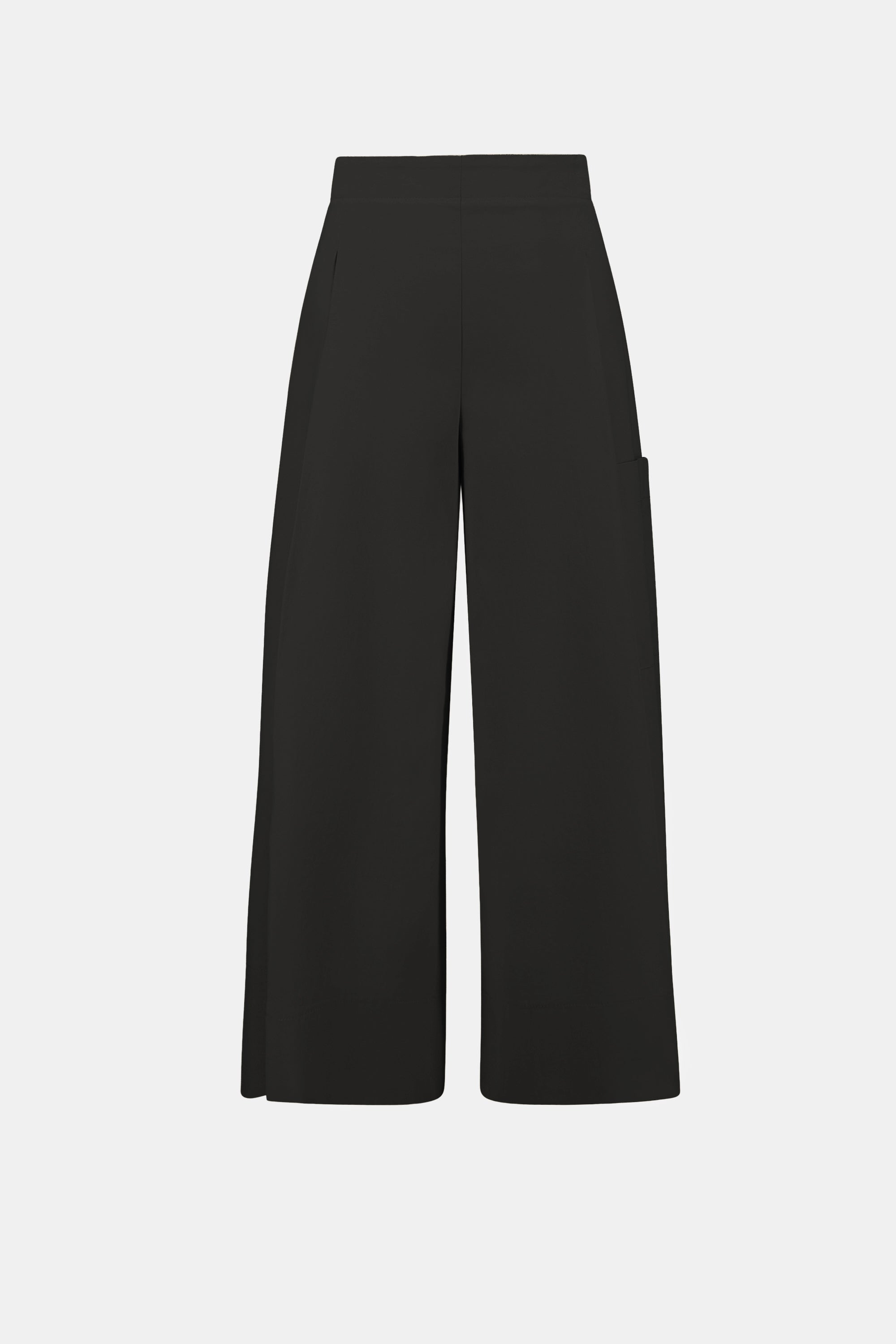 Pantalón tipo culotte elásticos sin cierres negro 262083