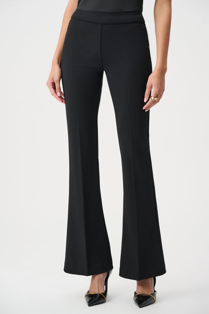 Pantalones acampanados sin cordones negro 263234