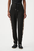 Pantalón jogger con estampado animal negro 263608