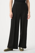 Pantalones de pierna ancha sin cierres negro 263612