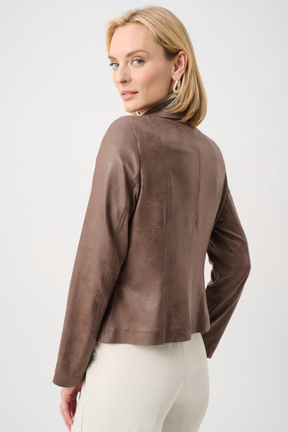 Chaqueta ajustada metalizado avellana 263908