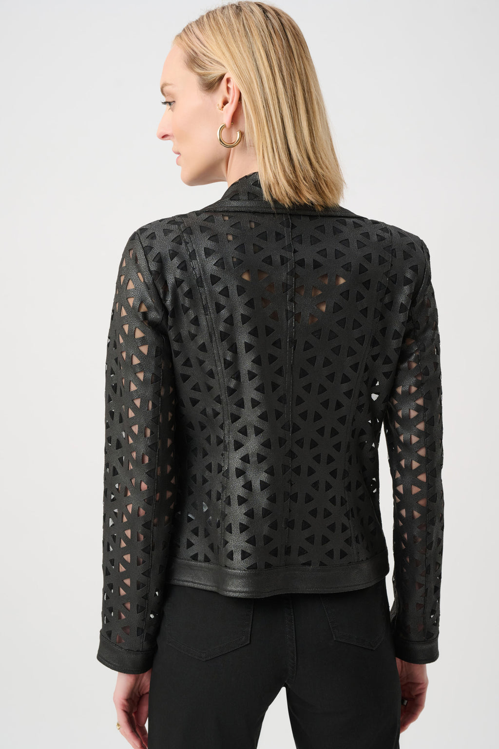 Chaqueta motera aperturas simetricas negro 263910