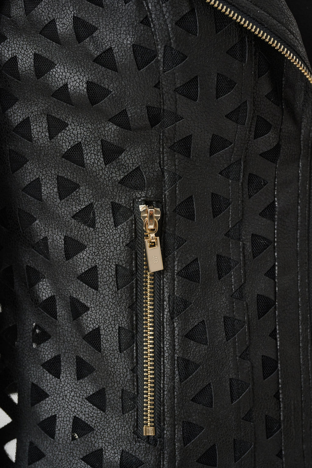 Chaqueta motera aperturas simetricas negro 263910