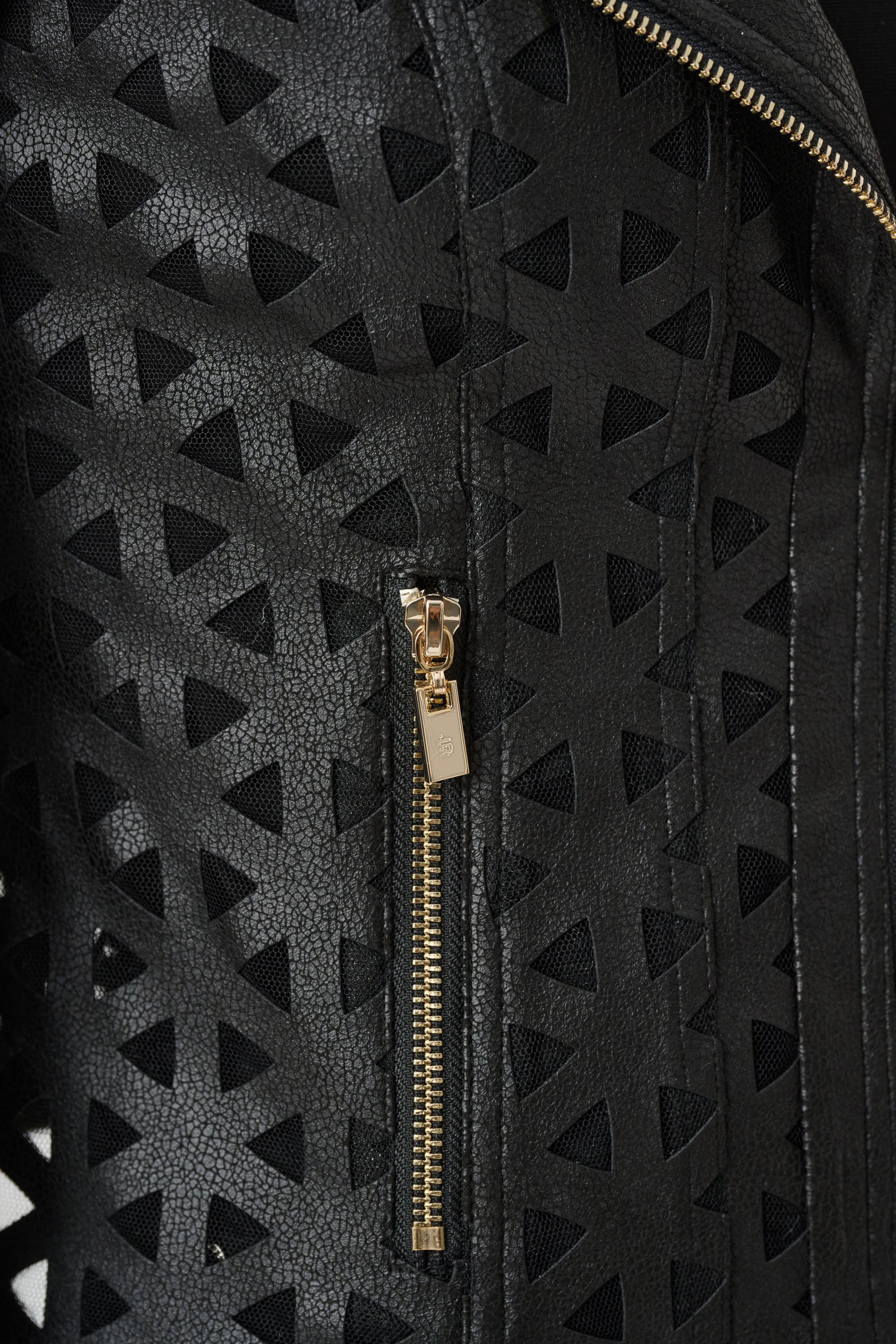 Chaqueta motera aperturas simetricas negro 263910