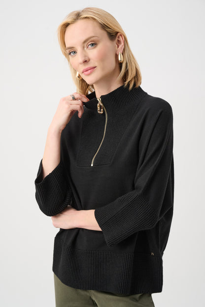 Jersey con cuello chimenea negro 263937